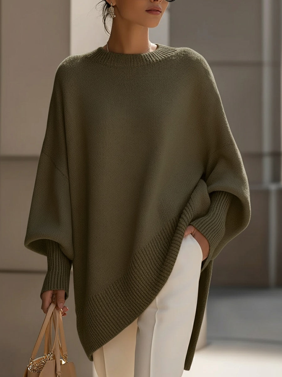 Women's Oversized Knit Sweater Long