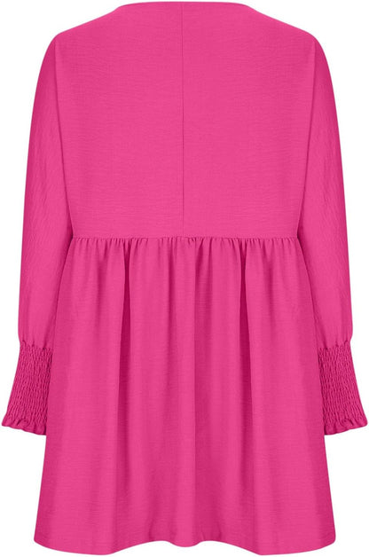 Women's High Waist Flowy Dress