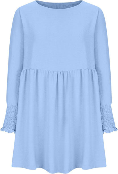 Women's High Waist Flowy Dress