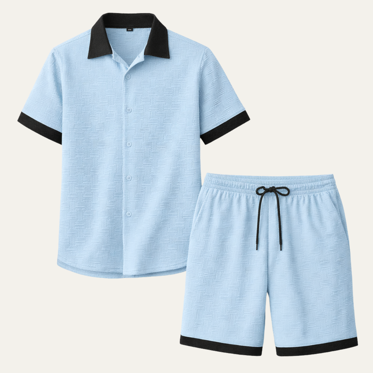 Men's Lightweight Shirt And Shorts Set