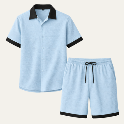 Men's Lightweight Shirt And Shorts Set