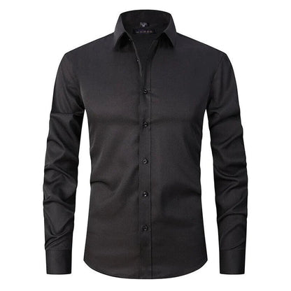 Men's Long Sleeve Dress Shirt Button-Up