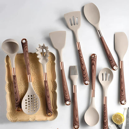 Silicone Cooking Utensil Set 10 Piece