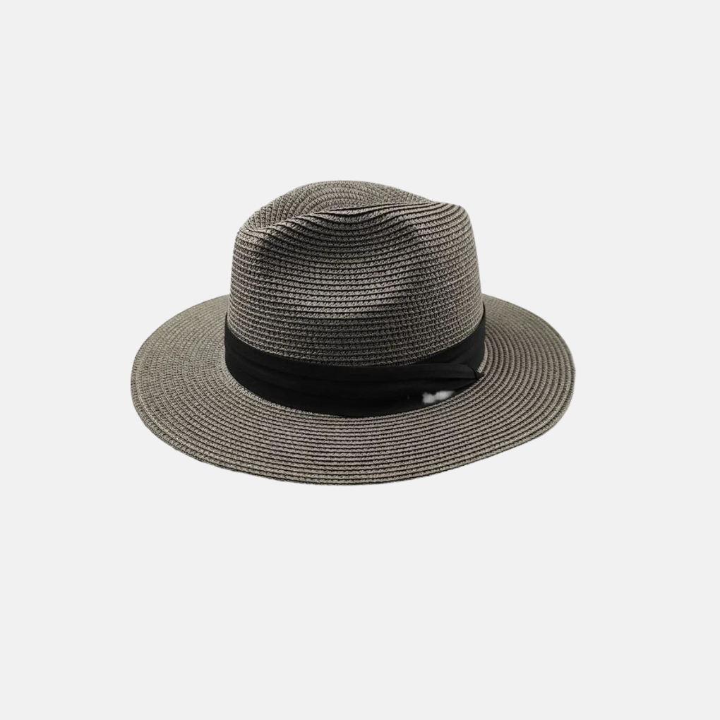 Wide Brim Straw Sun Hat Natural Fiber