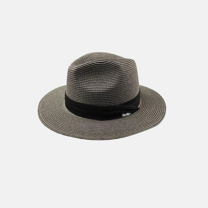 Wide Brim Straw Sun Hat Natural Fiber