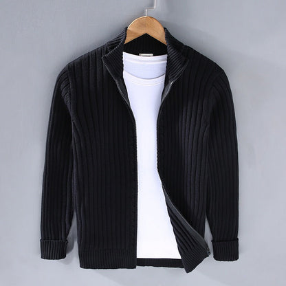 Lorenzo - Hand-knit Cotton Cardigan - Edward Fraiser