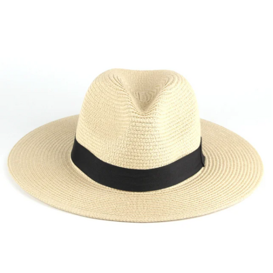 Men's Panama Sun Hat Cotton Natural