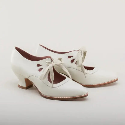 Women's Lace Up Cut Out Heels