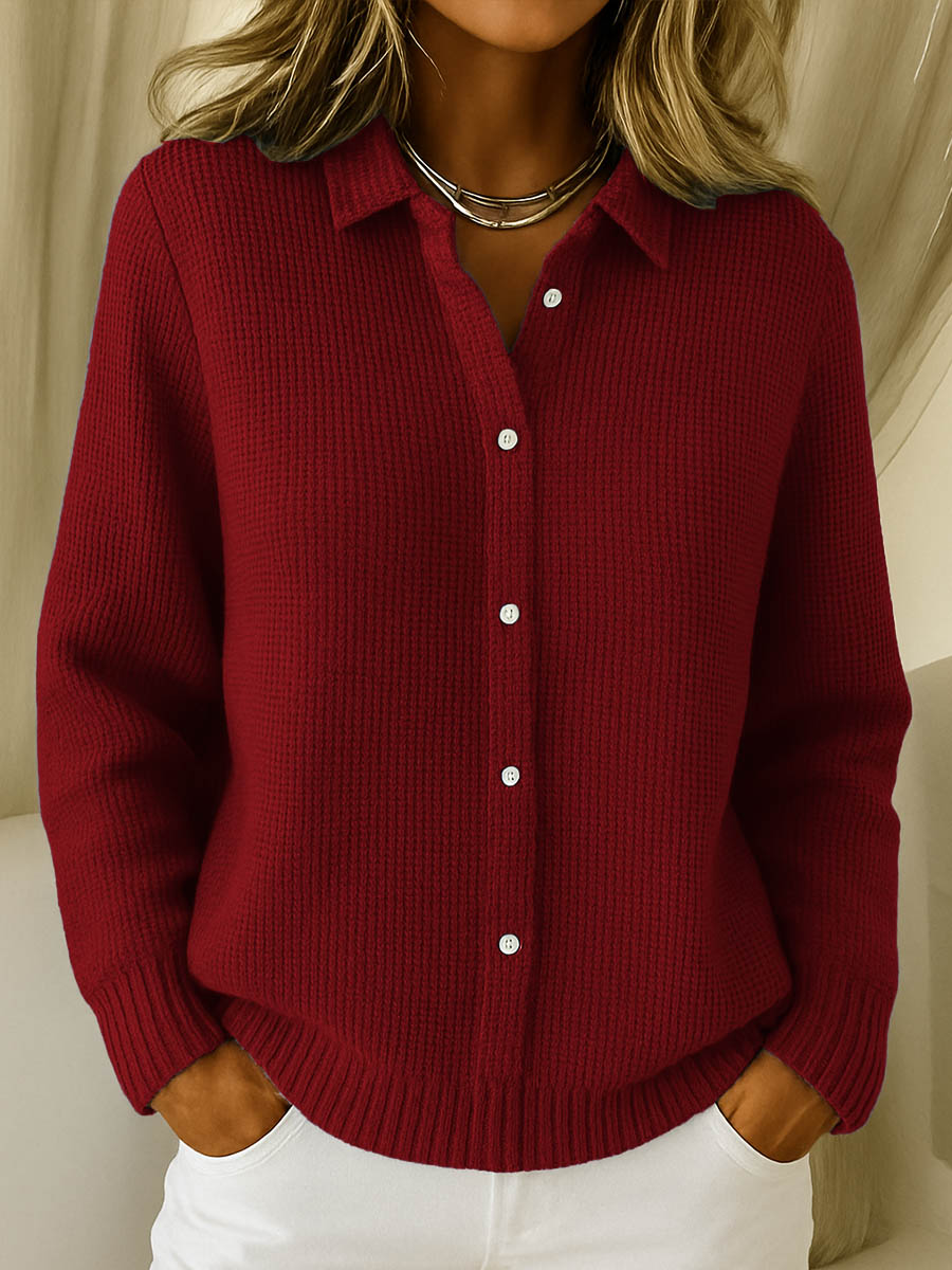 Women's Classic V-Neck Cardigan