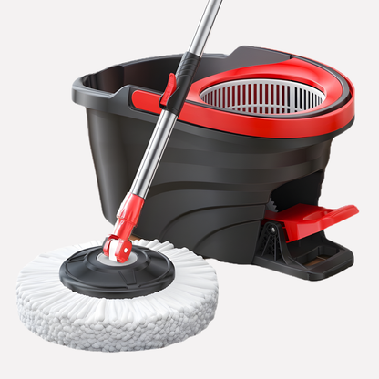 Microfiber Spin Mop Bucket Set