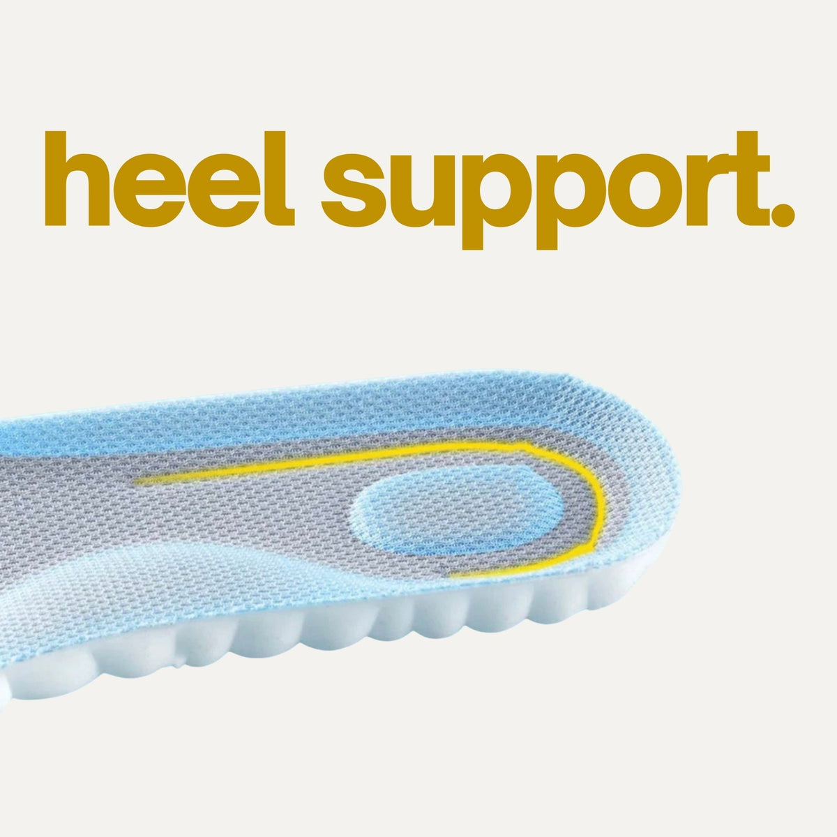 Comfort Sports Insoles Shock Absorption Soft PU Foam Shoe Inserts Running Cushions