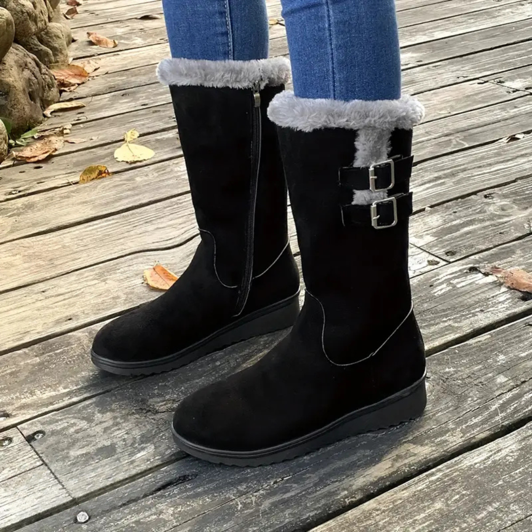 Women's Knee-High Winter Boots Lined