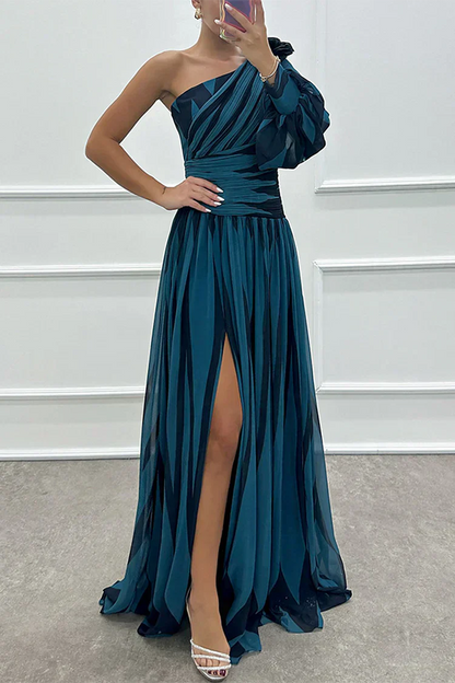 Women's Asymmetrical Sleeve Dress