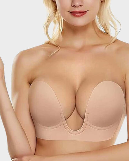 Women's Push Up Strapless Bra Front Cut