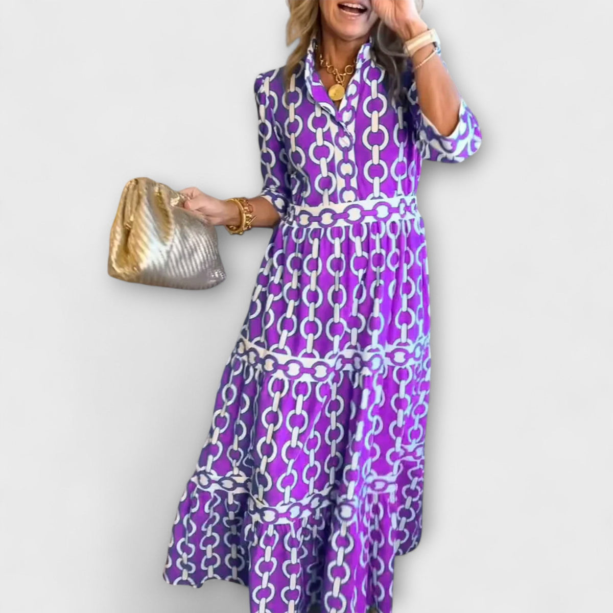 Women's Casual Tiered Skirt Dress