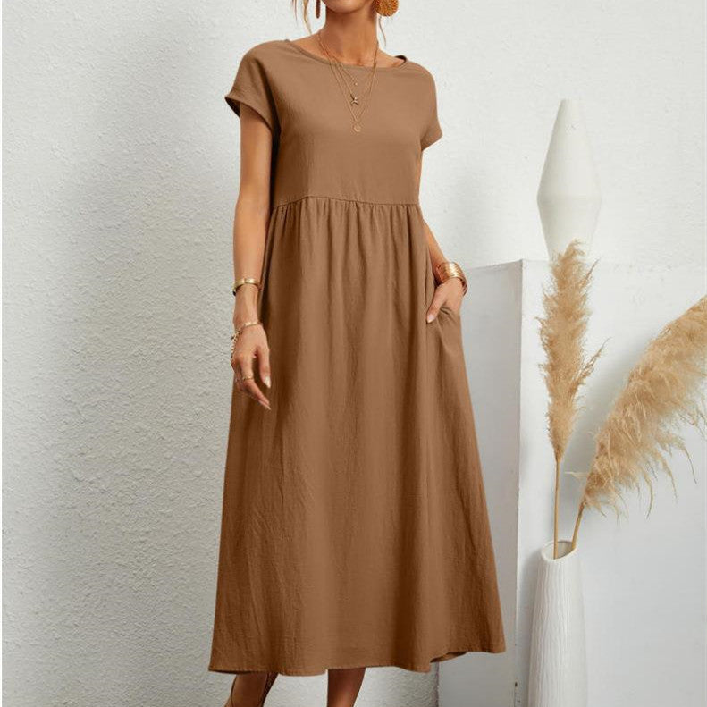 Women's Relaxed Fit Midi Dress