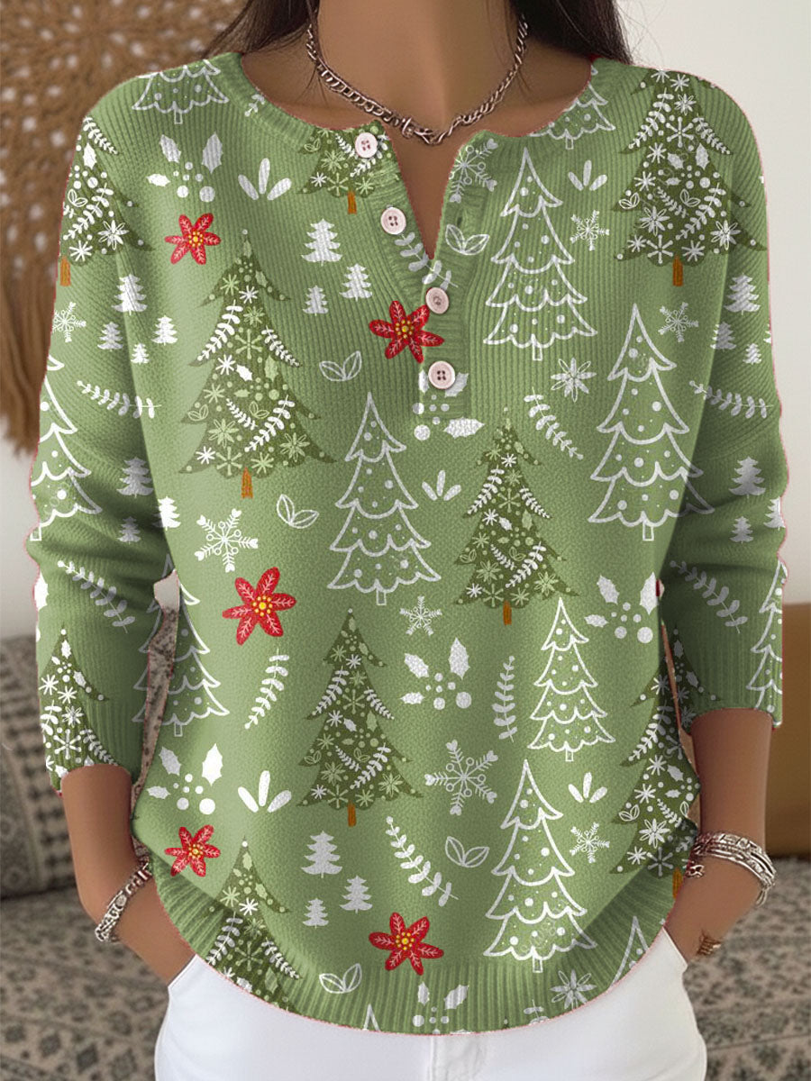 Women's Button Sweater