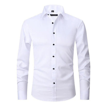 Men's Long Sleeve Dress Shirt Button-Up
