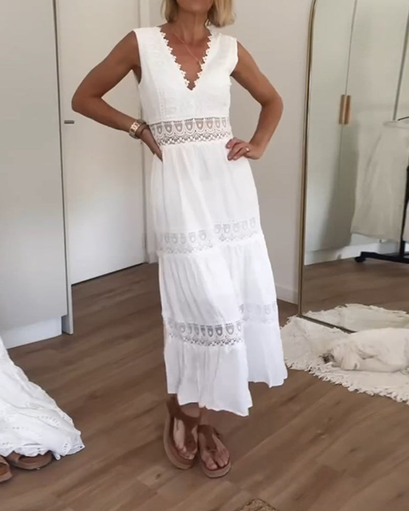 Elegant Spring Midi Dress