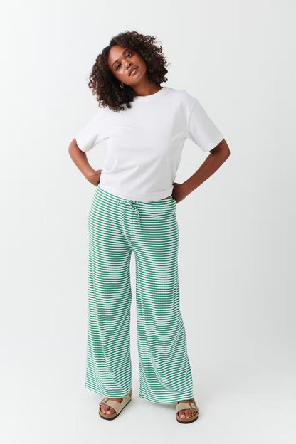 Claire | Women’s Spring Striped Flare Pants