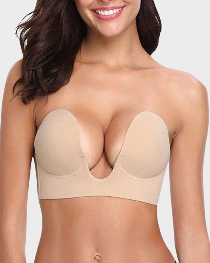 Women's Push Up Strapless Bra Front Cut
