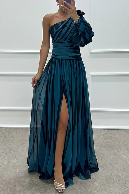 Women's Asymmetrical Sleeve Dress