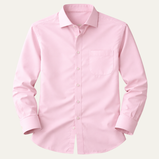 Men's Slim Fit Stretch Dress Shirt Lightweight