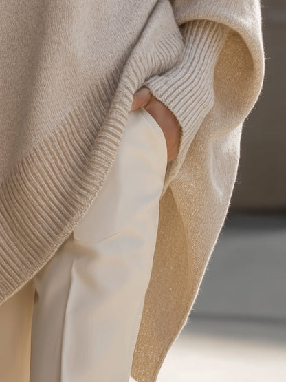 Women's Oversized Knit Sweater Long