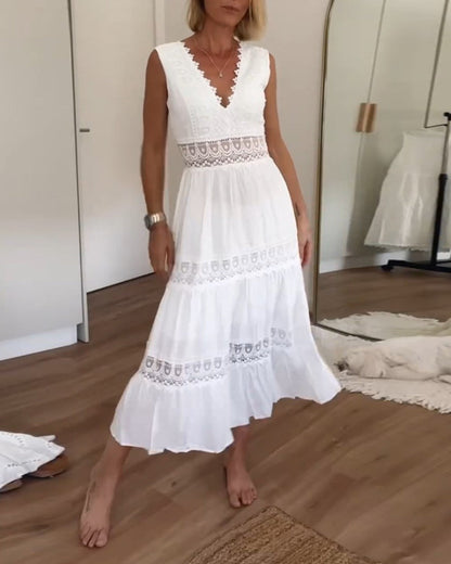 Elegant Spring Midi Dress