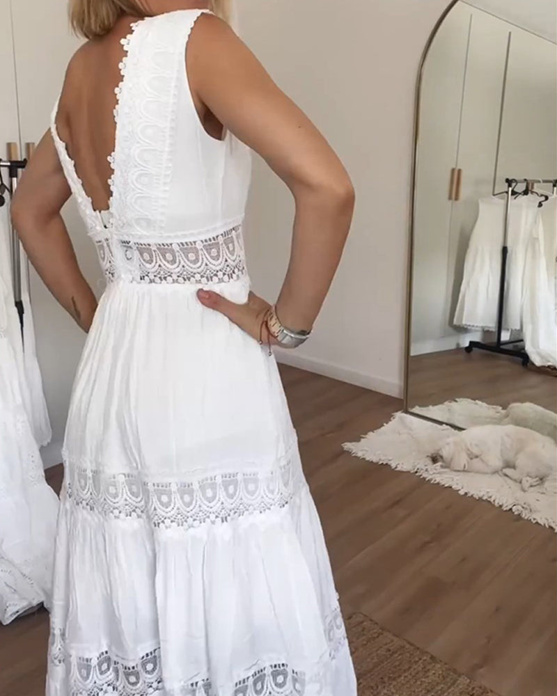 Elegant Spring Midi Dress