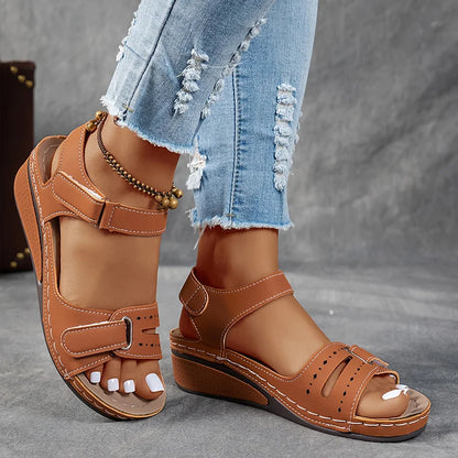 Women’s Orthopedic Adjustable Walking Sandals for Daily Support