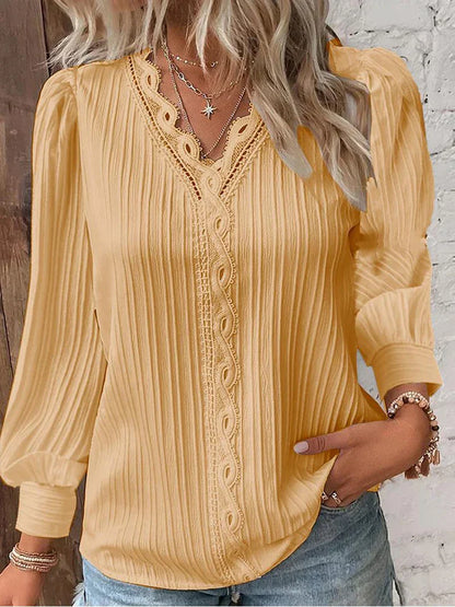 Women's Chiffon Lace Blouse