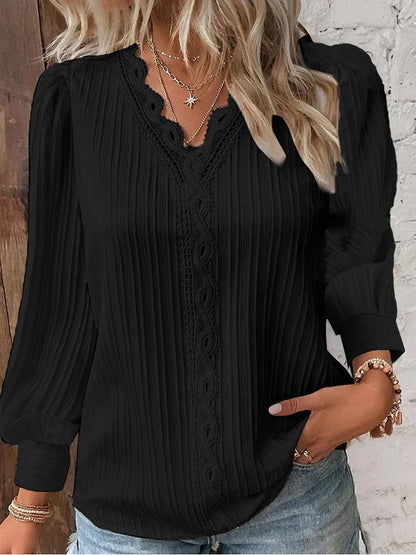 Women's Chiffon Lace Blouse