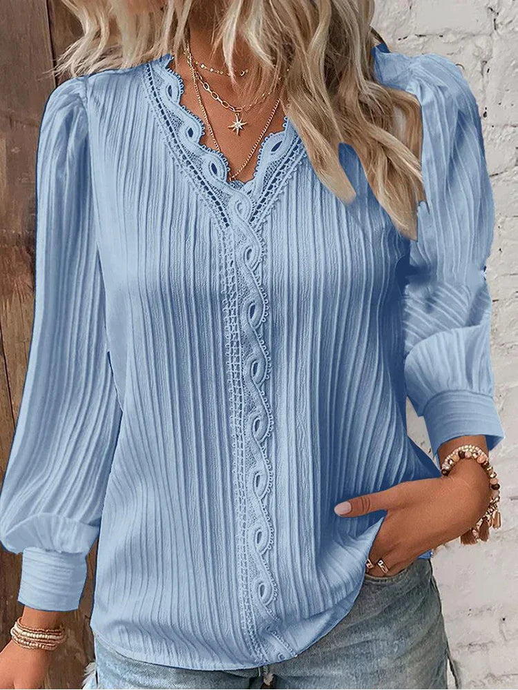 Women's Chiffon Lace Blouse