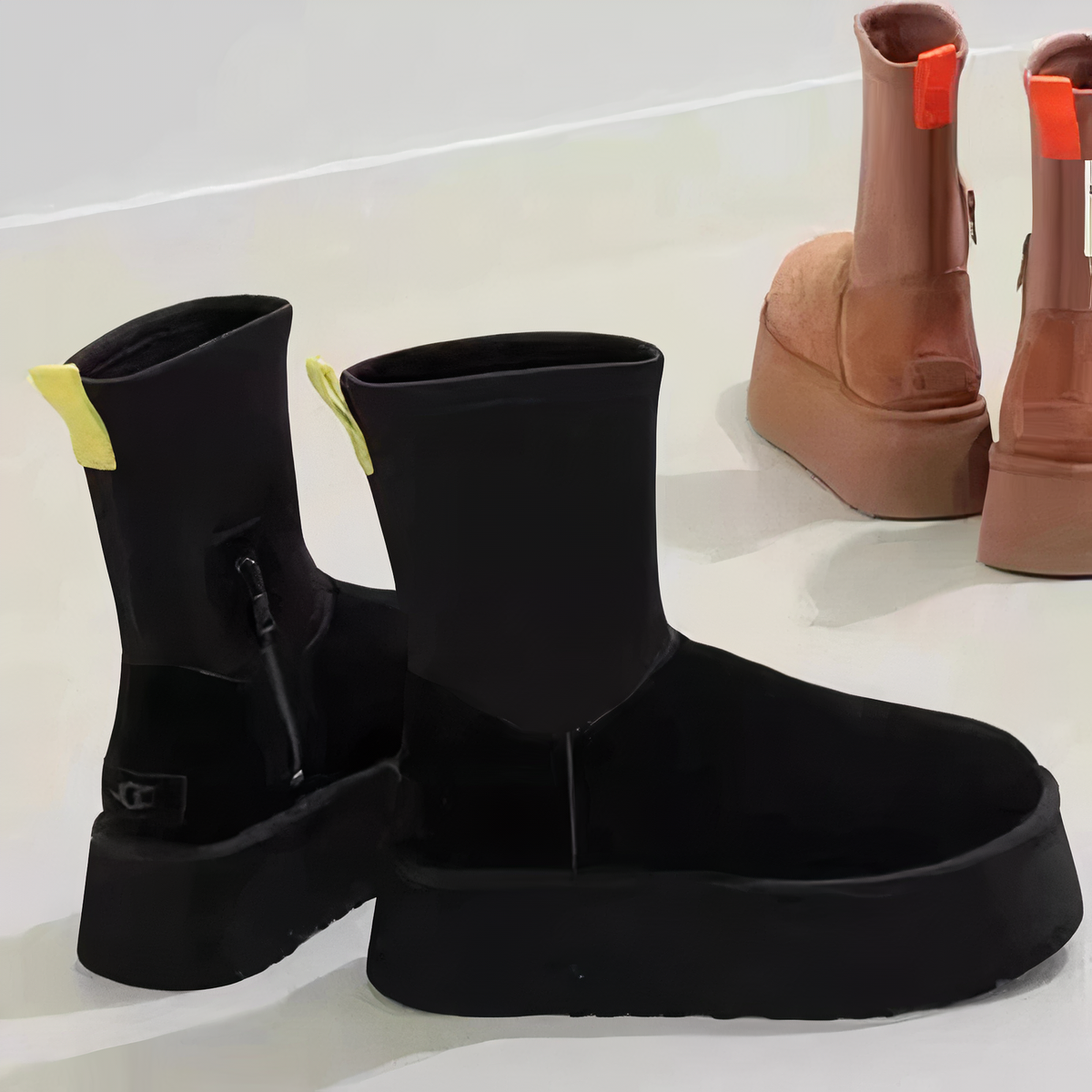 Women's Ankle Boots Platform Pull-On