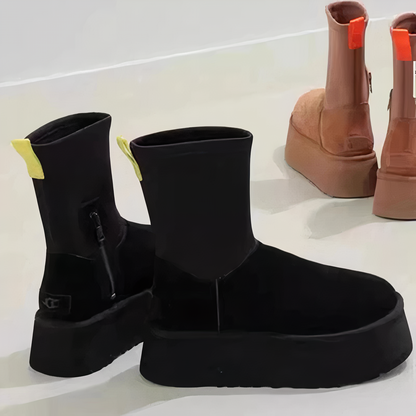 Women's Ankle Boots Platform Pull-On