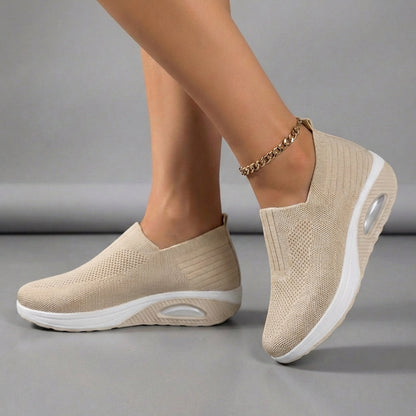 Ella Women's Comfort Slip-On Shoes Knit Mesh