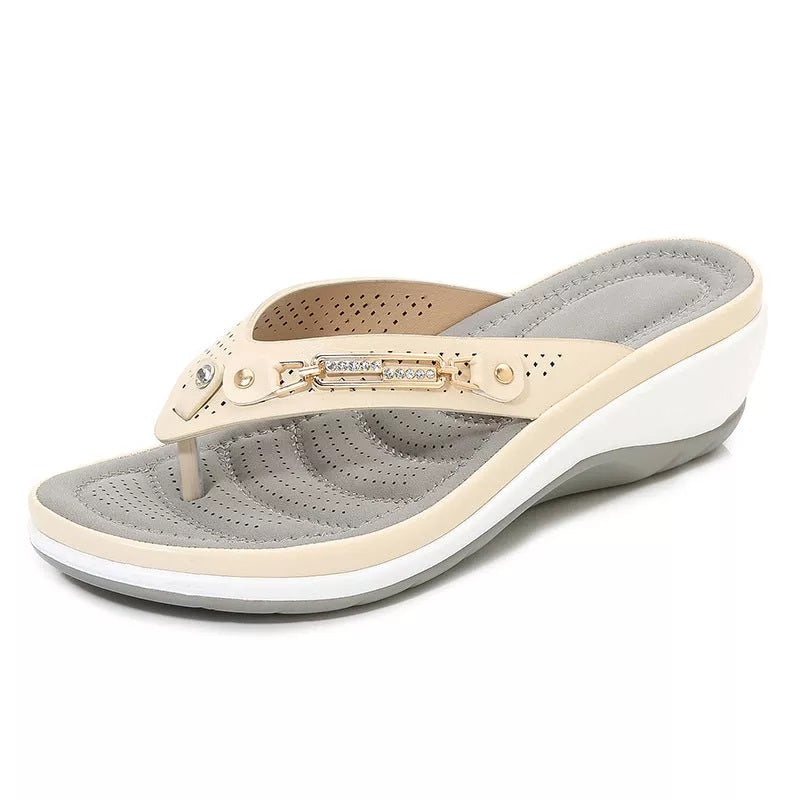 Women's Arch Support Leather Sandals