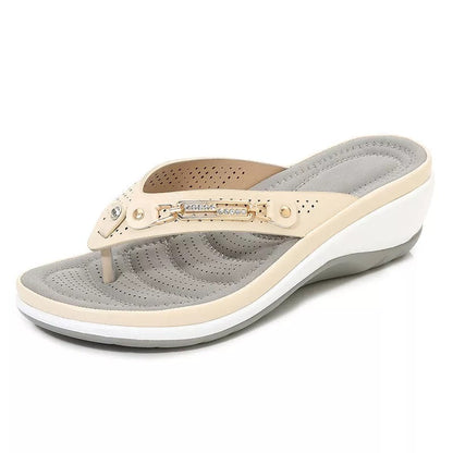 Women's Arch Support Leather Sandals
