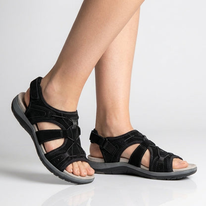 Comfort Sandals Adjustable Straps Cut-Out Design
