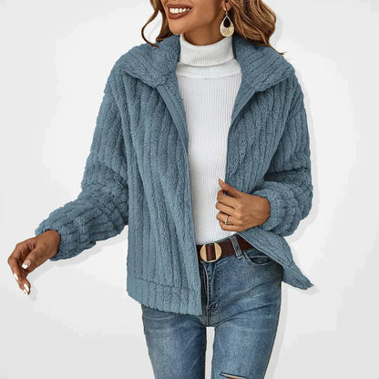 Women's Zip Front Collared Jacket