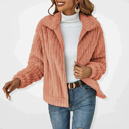 Women's Zip Front Collared Jacket