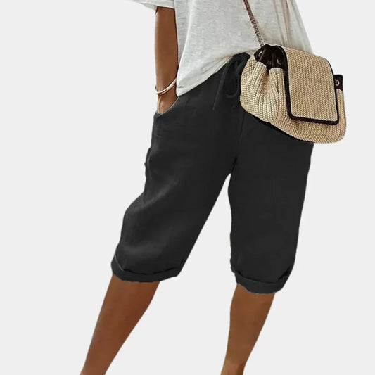 Women's Linen Blend Shorts