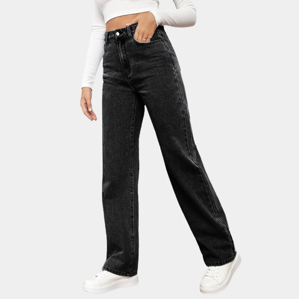 Women's Baggy Jeans Casual Cotton Blue