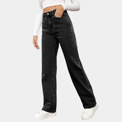 Women's Baggy Jeans Casual Cotton Blue