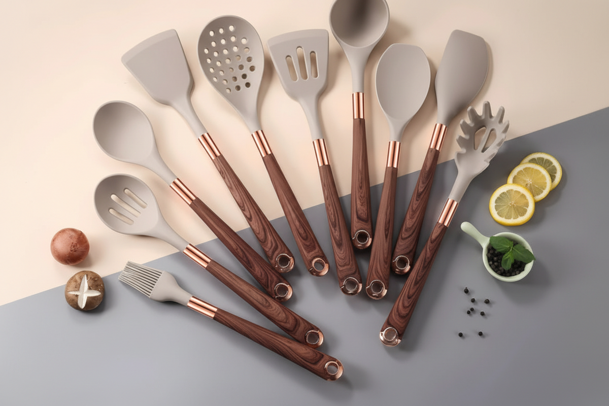 Silicone Cooking Utensil Set 10 Piece