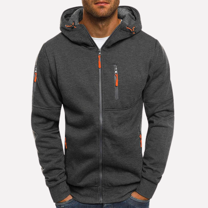 Hooded Sweatshirt Jacket