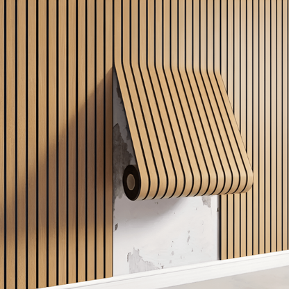 3D Wooden Wall Panels Self-Adhesive