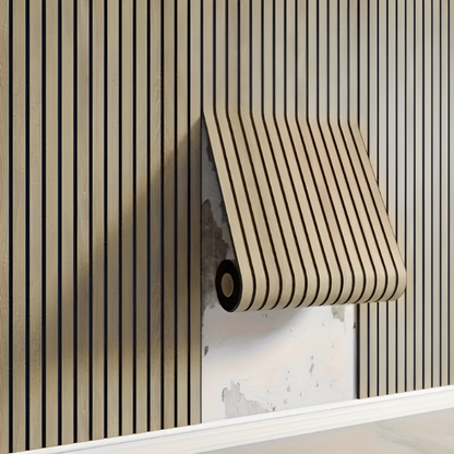 3D Wooden Wall Panels Self-Adhesive