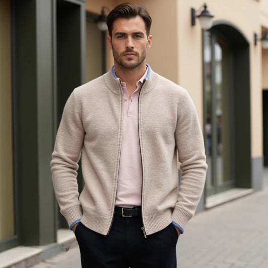 Men's Wool Cardigan Classic